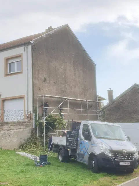 Travaux de facade avant